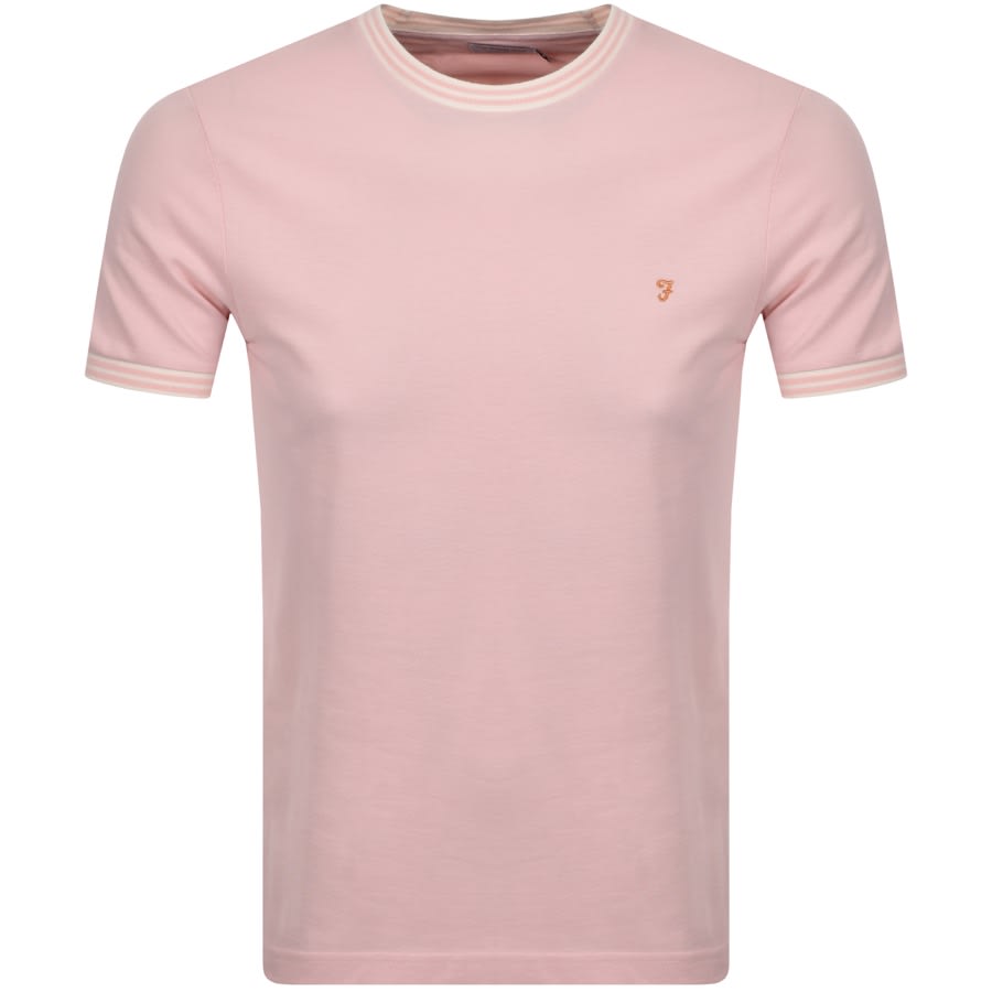 Alternative Image for ProductFarah Vintage Texas T Shirt Pink1